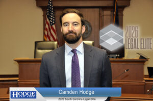 Camden Hodge South Carolina Legal Elite Honoree